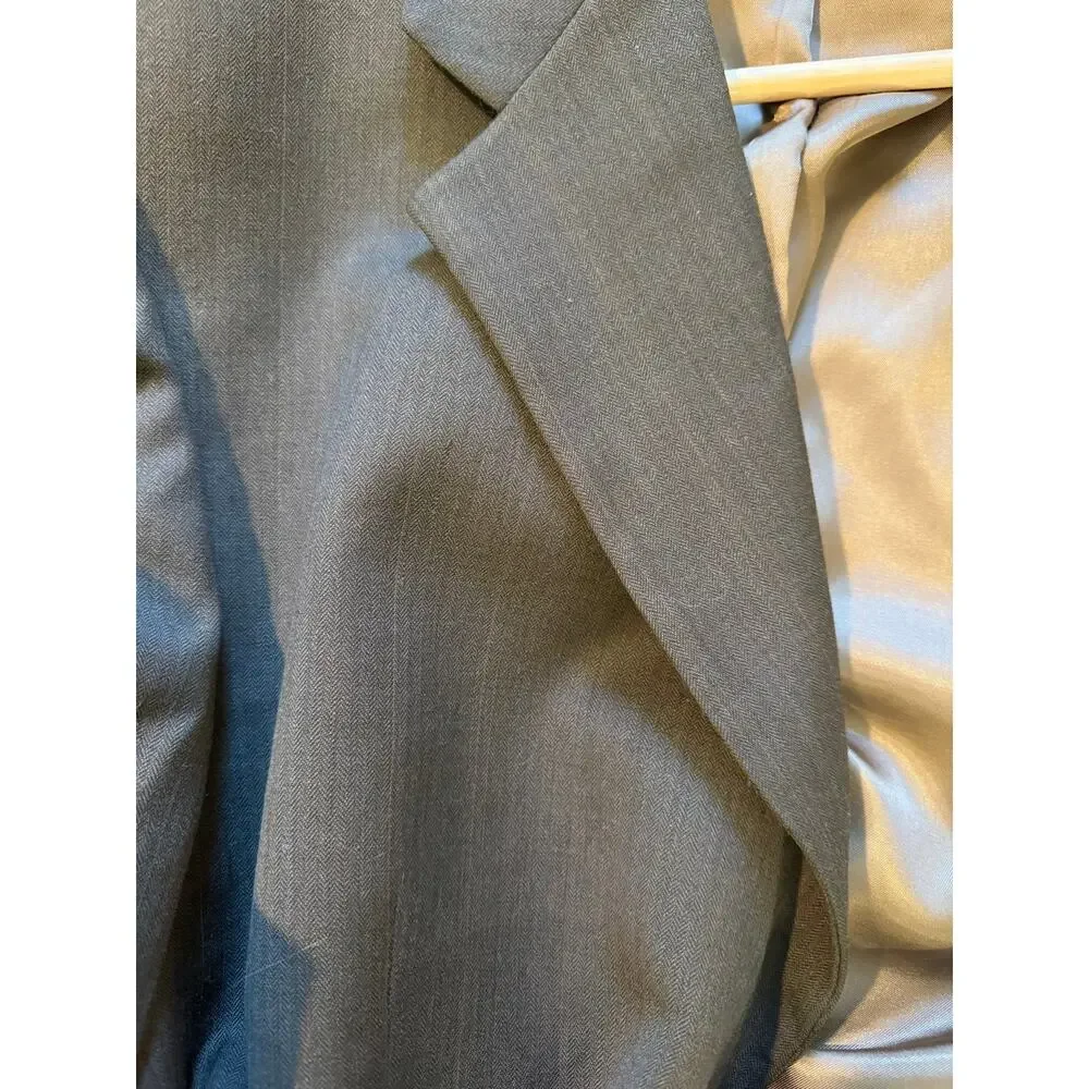 Vintage Palm Beach Dark Olive Wool Blend Sport Coat Blazer ✨